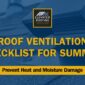 Roof Ventilation Checklist Roof Ventilation Checklist Elevated Roofing  85x85