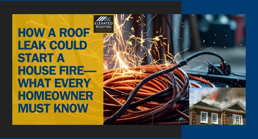 How to Detect Roof Leaks - How a Roof Leak Could Start a House Fire - Elevated Roofing