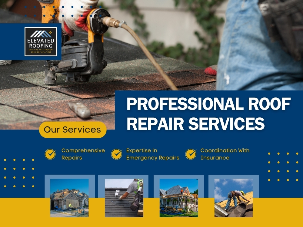 Emergency Roof Tarping - Professional Roof Repair Services - Elevated Roofing