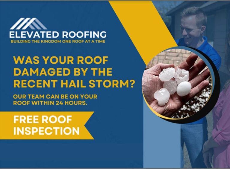 Elevated Roofing - Was Your Roof Damaged By The Recent Hail Storm
