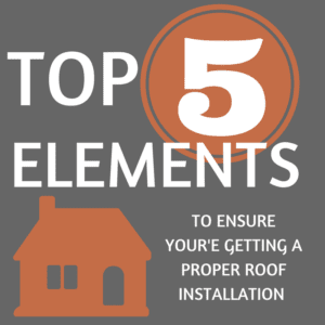 TOP 5 elements roof installation | Elevated Roofing | Roofing Contractor Plano, TX