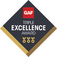 GAF Triple Excellence Award badge