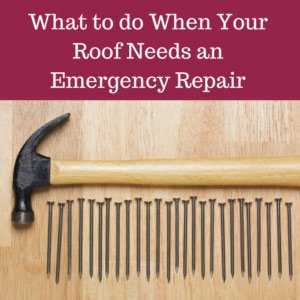 What To Do When Your Roof Needs an Emergency Repair